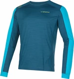 La Sportiva Beyond Long Sleeve M Storm Blue/Maui XL T-shirt