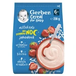 GERBER Cereal mléčná kaše jahodová na dobrou noc 6m+ 230 g