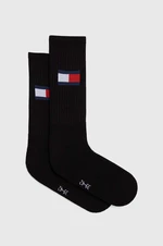Ponožky Tommy Jeans 2-pak čierna farba, 701228222