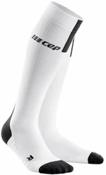 CEP WP40BX Compression Tall Socks 3.0 White-Dark Grey II Calzini da corsa