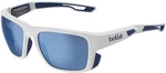 Bollé Airdrift White Matte Navy/Volt+ Offshore Polarized Sonnenbrille fürs Segeln