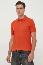 Bavlněné polo tričko BOSS oranžová barva, 50468301