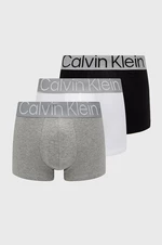 Boxerky Calvin Klein Underwear (3-pack) pánské, bílá barva