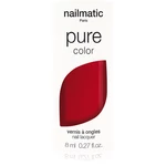 Nailmatic Pure Color lak na nehty DITA- Rouge Profond / Deep Red 8 ml