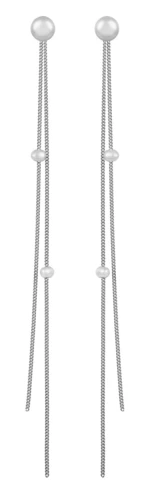JwL Luxury Pearls Retiazkové perlové náušnice 2v1 JL0428