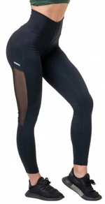 Nebbia High-Waist Mesh Black S Fitness pantaloni