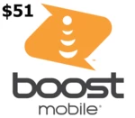 Boost Mobile $51 Mobile Top-up US