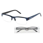 American Way okuliare na čítanie Etue modré s pruhmi +1.00D + púzdro