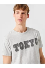 Koton Slim Fit Tokyo Koszulka Z Nadrukiem