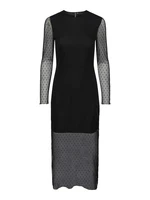 Pieces Dámské šaty PCNESH Regular Fit 17146719 Black L