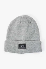 Čepice Alpha Industries X-Fit Beanie šedá barva, 168905.17-grey