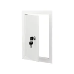 Kovová revizní dvířka se zámkem VENTS DMZ 400X500mm bílá 1009865