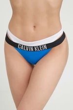 Brazílske plavkové nohavičky Calvin Klein tmavomodrá farba