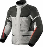 Rev'it! Outback 4 H2O Silver/Black 2XL Textiljacke