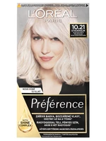 Permanentná farba Loréal Préférence 10.21 veľmi veľmi svetlá perlová blond - L’Oréal Paris + darček zadarmo Permanentná farba Loréal Préférence 10.21 veľmi veľmi svetlá perlová blond - L’Oréal Paris + darček zadarmo