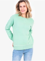 Light green women's basic sweatshirt Brakeburn - Women