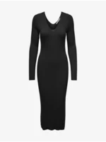 Black women's sweater midi dress ONLY Julie - Women's