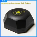 Wireless Pager System 1 Call Buttons Transmitter With Black White Brown For Restaurent Factory Cafe Clinic Bar Service