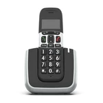 Rechargeable Cordless Phone with CallerID/Call Waiting and Low Radiation Perfect for Conference Calls at Work or Home HXBE