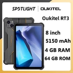 Oukitel 8 Inch Tablet Rugged 5150 mAh 4GB+64GB Touch tablet android Waterproof Mtk Helio P22 16MP Camera Pad