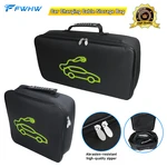 FWHW EV Cable Organizer Bag EV Charger Cable Storage Bag Waterproof Flame Retardant Jumper Cable Bag for Cables Cords HosesTool