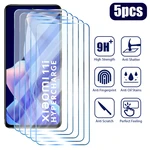 5PCS Tempered Glass For Xiaomi Poco X4 Pro 5G X5 X3 Pro GT NFC Screen Protector on Poco M5S M5 M4 M3 Pro 5G F3 F4 GT F2 Pro