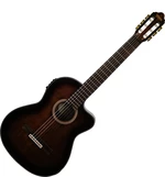 Valencia VC564CE 4/4 Brown Sunburst Guitarra clásica con preamplificador