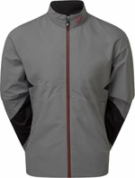 Footjoy HydroLite X Mens Jacket Charcoal/Black/Red L Chaqueta impermeable