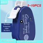 1~10PCS 6m*6mm Double Sided Adhesive Tape DIY Scrapbooking Collage Photo Album School Stationery Supplies Roller Tape