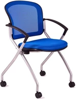 OFFICE PRO konferenčná stolička METIS, modrá
