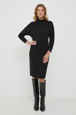 Šaty Tommy Hilfiger černá barva, mini, WW0WW40290