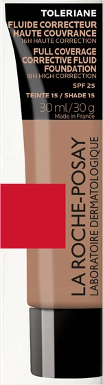 LA ROCHE-POSAY Toleriane plně krycí korektivní make-up SPF25 odstín 15, 30 ml LA ROCHE-POSAY Toleriane plně krycí korektivní make-up SPF25 odstín 15, 30 ml