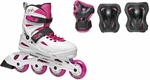 Rollerblade Fury Combo JR White/Pink 33 - 36,5 Inline-Skates