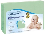 Detské prestieradlo JERSEY 60x120 052 svetlozelená J1