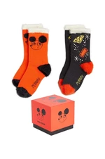 Detské ponožky Mini Rodini 2-pak oranžová farba