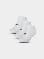 Dámské kotníkové ponožky casual (3-pack) - bílé