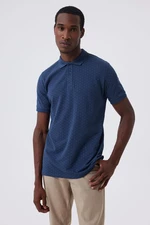 Lee Cooper Men's Polo Neck Navy Blue T-shirt 232 Lcm 242037 Newmixed Navy Blue