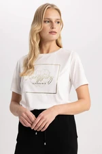 DEFACTO Traditional Regular Fit Crew Neck Short Sleeve T-Shirt