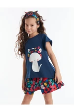 Denokids Floral Cat Girl Shorts Set