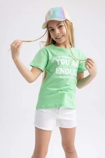 DEFACTO Girl Regular Fit Short Sleeve T-Shirt