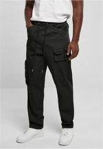 Asymmetrical trousers black