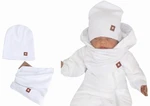 Z&Z Dvouvrstvá žebrovaná čepička + nákrčník, bílá, vel. 80-86 (12-18m) Z&Z Dvouvrstvá žebrovaná čepička + nákrčník, bílá, vel. 80-86 (12-18m)