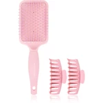 Brushworks Paddle Brush and Claw Clips sada (na vlasy )