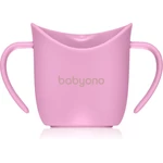 BabyOno Be Active Ergonomic Training Cup tréningový hrnček s držadlami Purple 6 m+ 120 ml