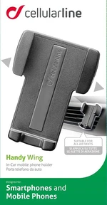 držák na mobil Univerzální držák do ventilace Cellularline Handy Wing, černý