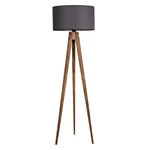 Czarno-brązowa lampa stojąca z tekstylnym kloszem (wysokość 153 cm) Tripod – Opviq lights Czarno-brązowa lampa stojąca z tekstylnym kloszem (wysokość 153 cm) Tripod – Opviq lights