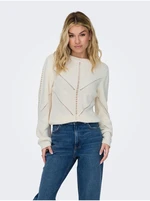 White women's patterned sweater ONLY Ella - Women