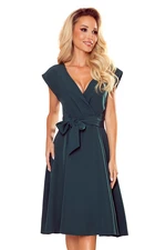 Numoco women's dress with a clutch neckline
