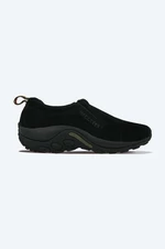 Semišové topánky Merrell Jungle Moc pánske, čierna farba,  J60825