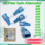 Optocal Attenuator 3dB 5dB 7dB 10dB LC Fiber Optic Attenuator Plug-In Connector Single Mode Fixed Optical Application Hybird
